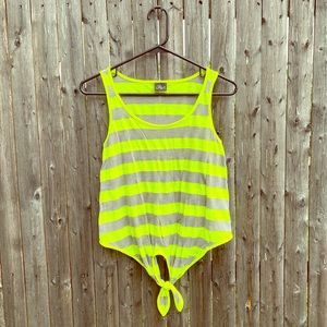 Free 2bu bottom knot striped top